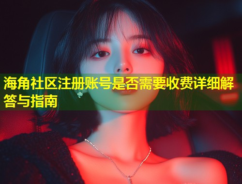 海角社区注册账号是否需要收费详细解答与指南