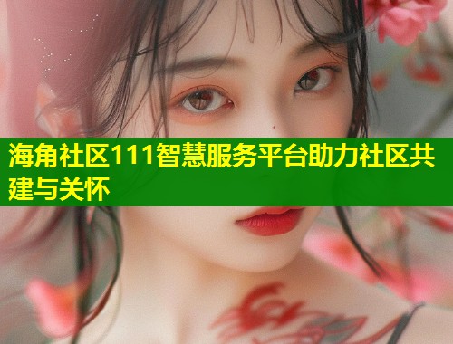 海角社区111智慧服务平台助力社区共建与关怀 海角社区111智慧服务平台助力社区共建与关怀