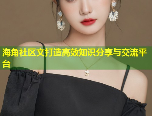 海角社区文打造高效知识分享与交流平台