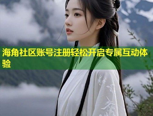 海角社区账号注册轻松开启专属互动体验 海角社区账号注册轻松开启专属互动体验
