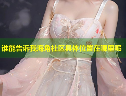 谁能告诉我海角社区具体位置在哪里呢